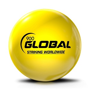 900 Global Honey Badger Yellow Bowling Ball