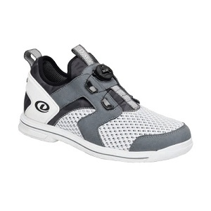 Dexter Pro BOA Bowling Shoes  - White/Grey Right Handed