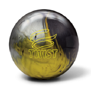 Brunswick Twist Black/Gold/Silver Bowling Ball