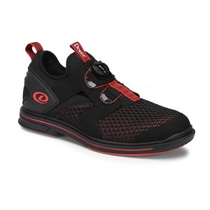 Dexter Pro BOA Bowling Shoes  - Black/Red Right Handed