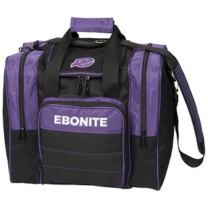 Ebonite Impact Plus Single Ball Shoulder Bag Black/Purple