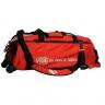 Vise Clear Top Triple Tote Roller Bag - Red - view 1