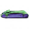 Vise Clear Top Triple Tote Roller Bag - Grape/Green - view 2