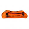 Vise Clear Top Triple Tote Roller Bag - Orange - view 2