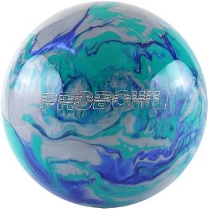 Pro Bowl Polyester Bowling Ball - Blue/Green