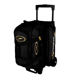 Storm 2-Ball Streamline™ Roller Bag - Black/Gold