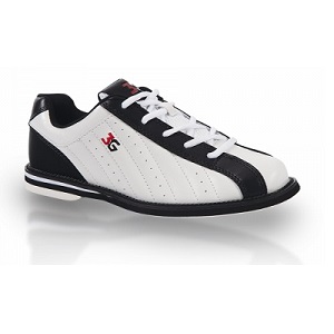 3G Kicks Unisex Bowling Shoes - White/Black
