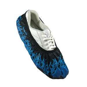 Brunswick Blitz Shoe Covers - Blue Flame Size M (7 to 9)