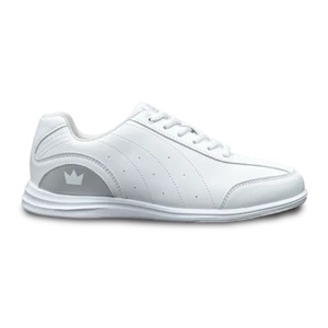 Brunswick Mystic Youth Bowling Shoes - White/Silver
