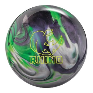 Brunswick Rhino Carbon/Lime/Silver Bowling Ball