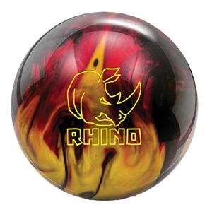 Brunswick Rhino Red/Black/Gold Pearl Bowling Ball