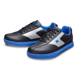 Brunswick Renegade Youth Bowling Shoes - Black/Royal
