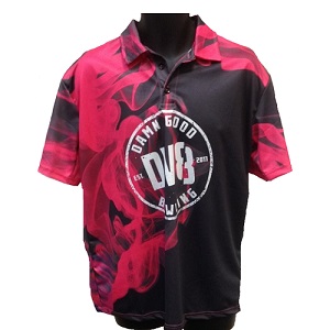 DV8 Sports Polo Shirt - Smoke Design