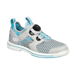 Dexter Pro BOA Bowling Shoes - Light Grey/Blue Right Handed