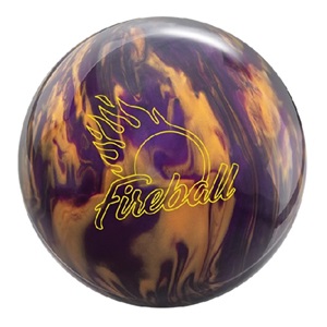 Ebonite Fireball Purple/Gold Bowling Ball