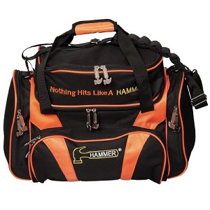 Hammer Premium Deluxe Double Tote - Black/Orange