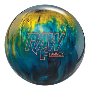 Hammer RAW Smoke/Blue/Gold Bowling Ball