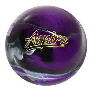 Motiv Aspire Polyester Bowling Ball - Black/Purple/Silver