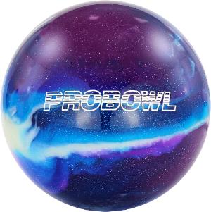 Pro Bowl Polyester Bowling Ball - Purple/Royal/Silver