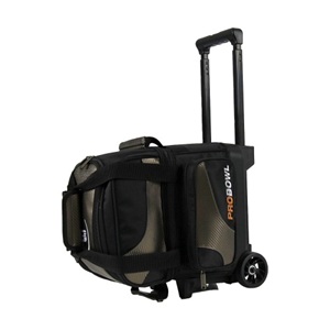 Pro Bowl 1-Ball Roller Bag - Black/Carbon Silver