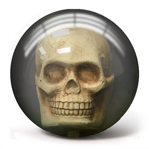 Pyramid Clear Skull Polyester Bowling Ball