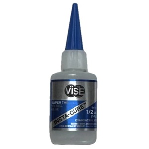 Vise Insta Cure Glue - Blue - 1/2oz