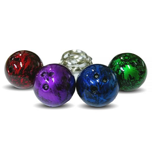 Bowling Ball Shaped Keychain