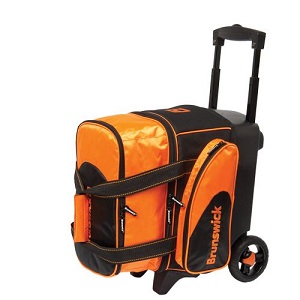 Brunswick Flash C Single Roller Bag - Black/Orange