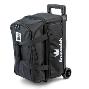 Brunswick Blitz Double Roller Bag - Black