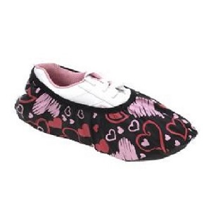 Brunswick Blitz Shoe Covers - Hearts All Over Size L (Fits 9 to 11)