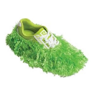 Brunswick Fun Shoe Covers - Fuzzy Lime