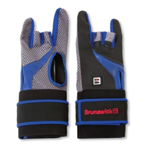 Brunswick Bionic Positioner Bowling Wrist Support Glove – Blue, Right/Left Hand Release Aid