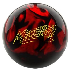 Columbia 300 - Messenger Bowling Ball - Red/Black Columbia 300 - Messenger Bowling Ball - Red/Black