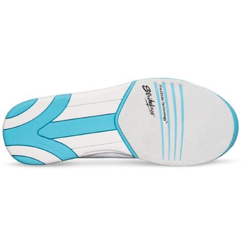KR Strikeforce Satin Bowling Shoes White Aqua