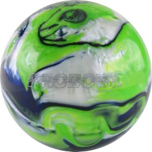 Pro Bowl Polyester Bowling Ball - Green/Blue/Silver