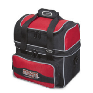 Storm 1-Ball Flip Tote Bag - Black/Red